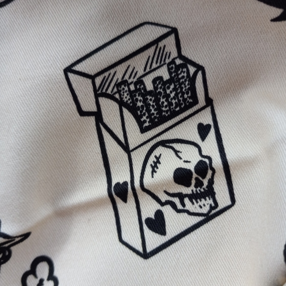 DK kawaii goth creepy cute dbl corset laced top & metal stud skirt set SOLD! - Picture 8 of 15